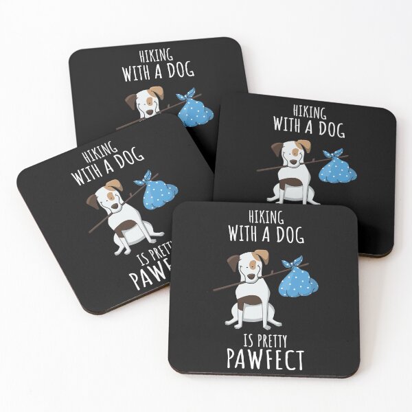 Item preview, Hiking with a dog is Pawfect - Outdoor, Mountain, Hiking, Camping and Dog Lovers designed and sold by LookFrog.