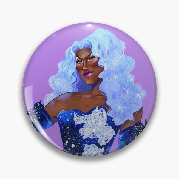 Item preview, Shea Couleé All Stars 5 Winner Lavender Pin designed and sold by Alicia Harrod.