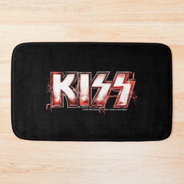 Item preview, KISS rock music band -  Red Lightning Logo Faces designed and sold by musmus76.