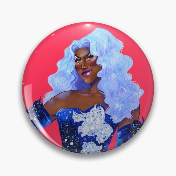 Item preview, Shea Couleé All Stars 5 Winner Hot Pink Pin designed and sold by Alicia Harrod.
