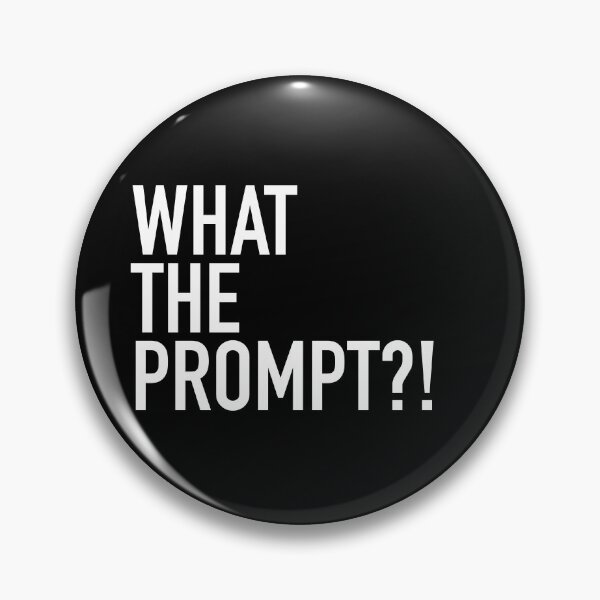 Artikelvorschau, WTPrompt Logo (Weiß) entworfen und verkauft von WTPrompt.