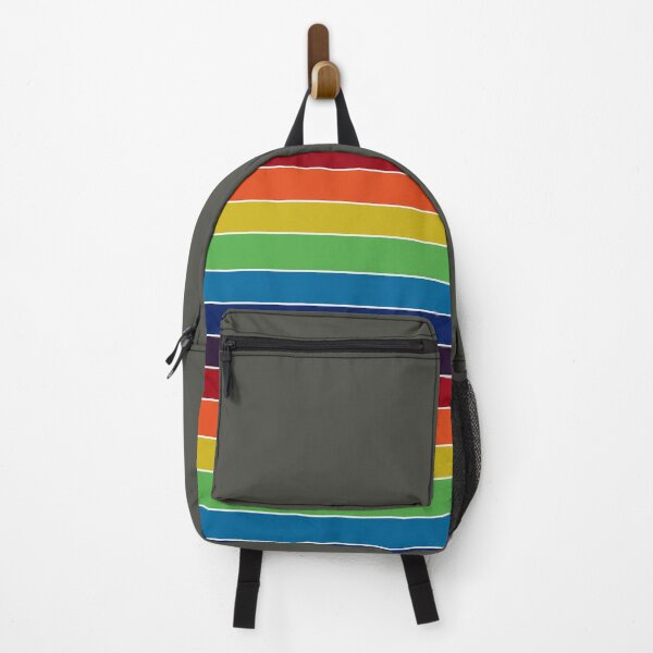 Item preview, colorful stripes - rainbow designed and sold by ZiphGames.