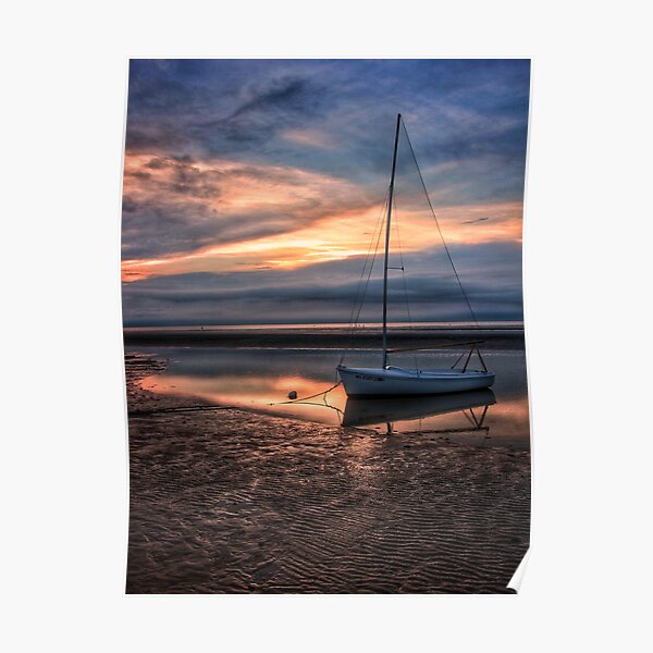 Sunset over Linnell Landing Poster