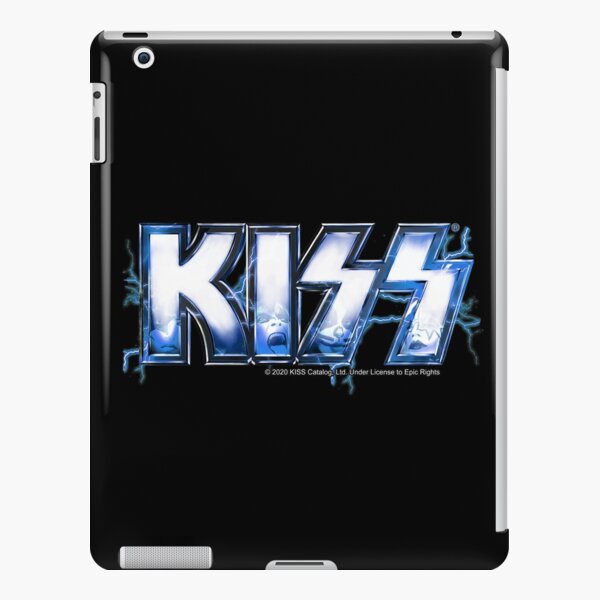 KISS rock music band - Blue Lightning Logo Faces iPad Snap Case