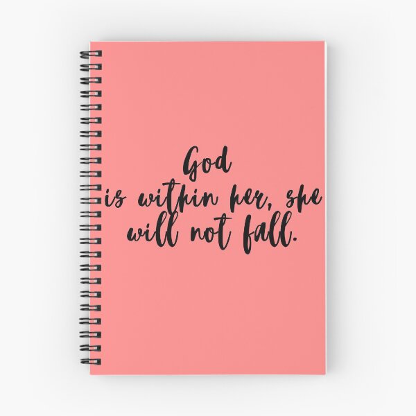 Item preview, God Is Within Her She Will Not Fall  designed and sold by KarolinaPaz.