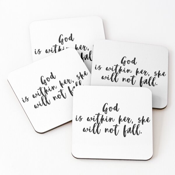 Item preview, God Is Within Her She Will Not Fall  designed and sold by KarolinaPaz.