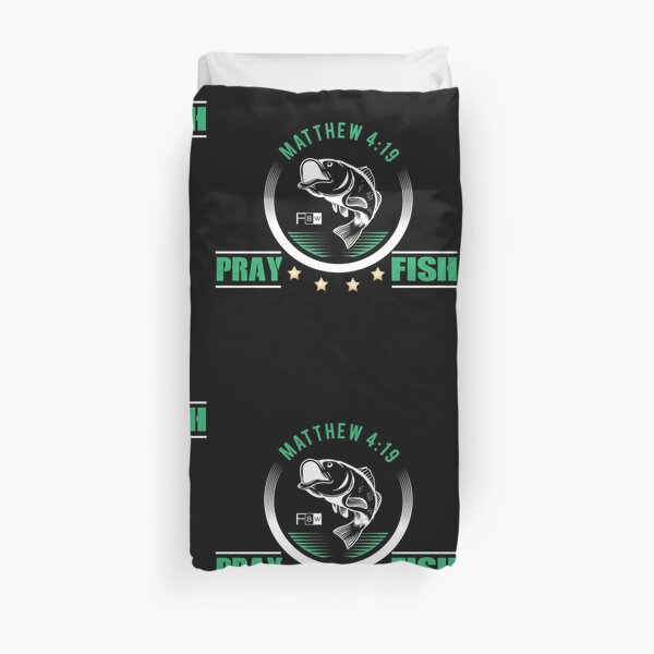 Pray Fish Duvet Cover
