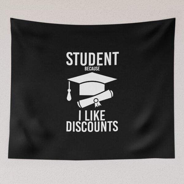 Item preview, college student because i like discounts designed and sold by lsvds.