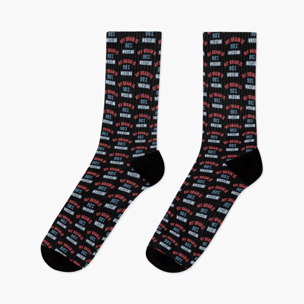 Item preview, My brain is 90% wrestling designed and sold by bumperapparels.