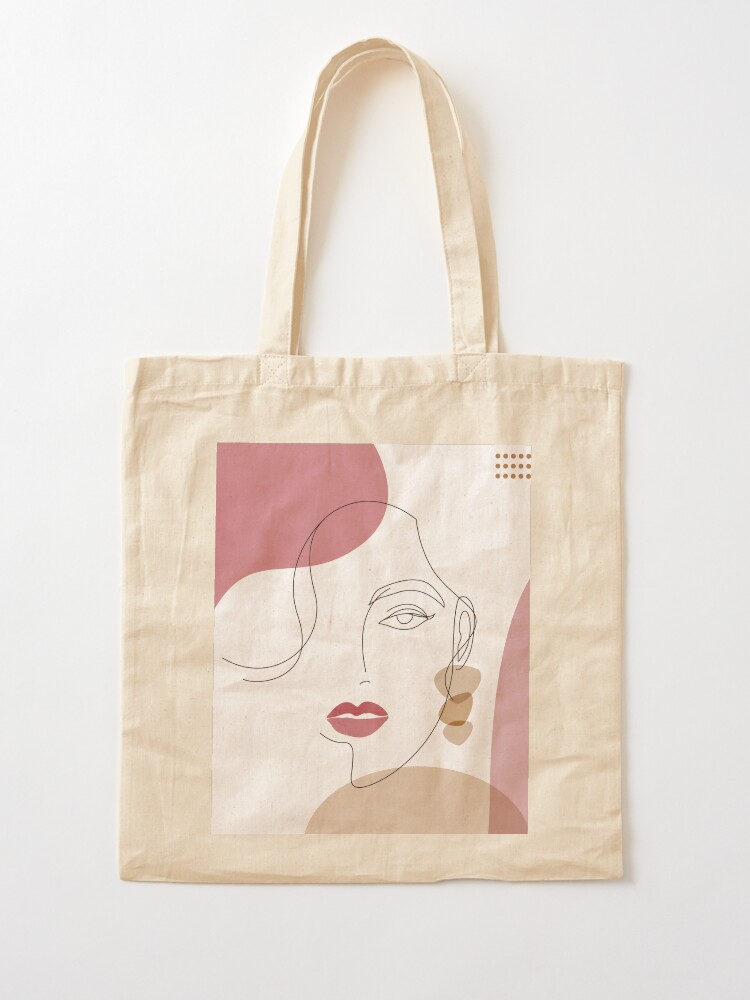 Woman Abstract Face Line Art