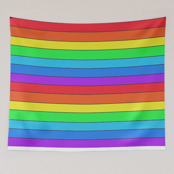 Item preview, colorful stripes - rainbow designed and sold by ZiphGames.