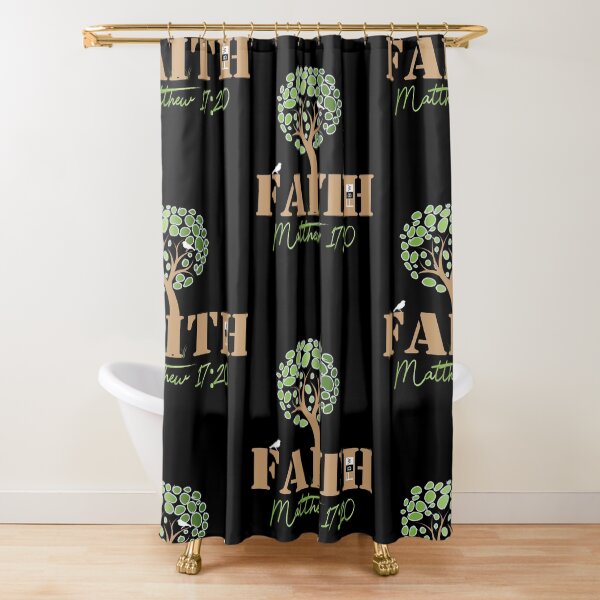 Faith of a Mustard Seed Shower Curtain