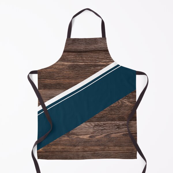 Item preview, Retro Dark Wood and Blue Stripe Design designed and sold by T-shirt-Designs.