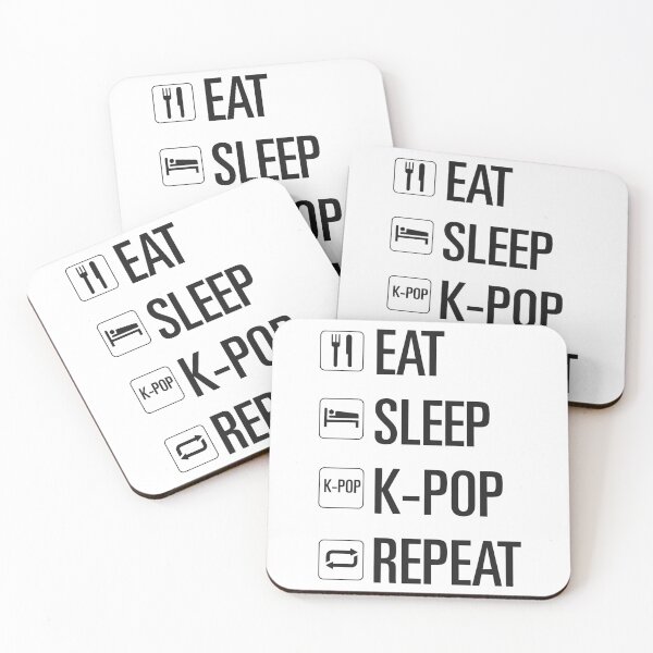 Item preview, eat, sleep, k pop, repeat designed and sold by Sofiyaq046.