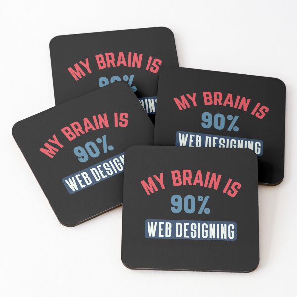Item preview, My brain is 90% web designing designed and sold by bumperapparels.