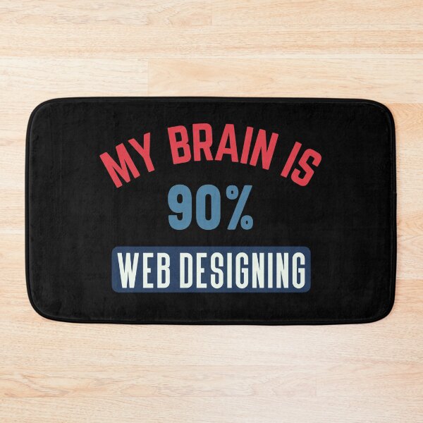 Item preview, My brain is 90% web designing designed and sold by bumperapparels.
