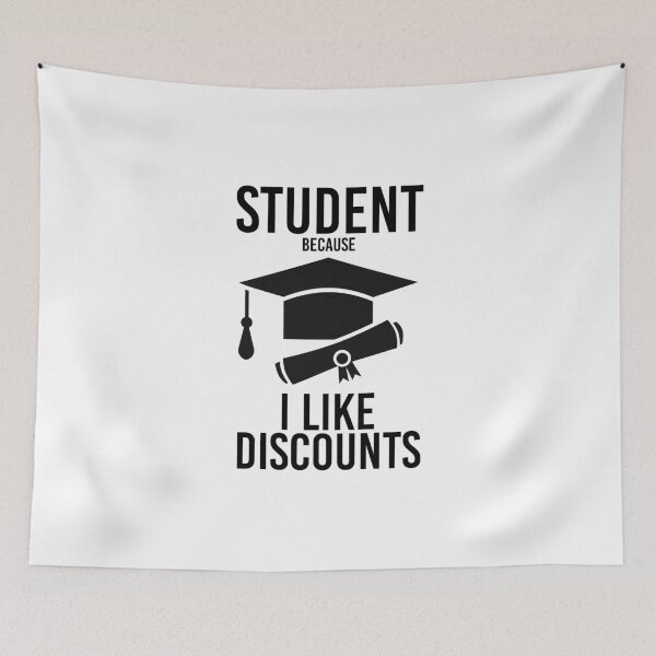 Item preview, college student because i like discounts designed and sold by lsvds.