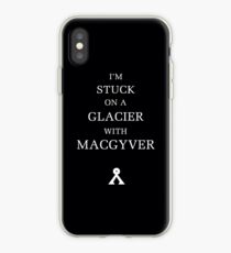 I'm Stuck On A Glacier With Macgyver! (Device Case) iPhone Case