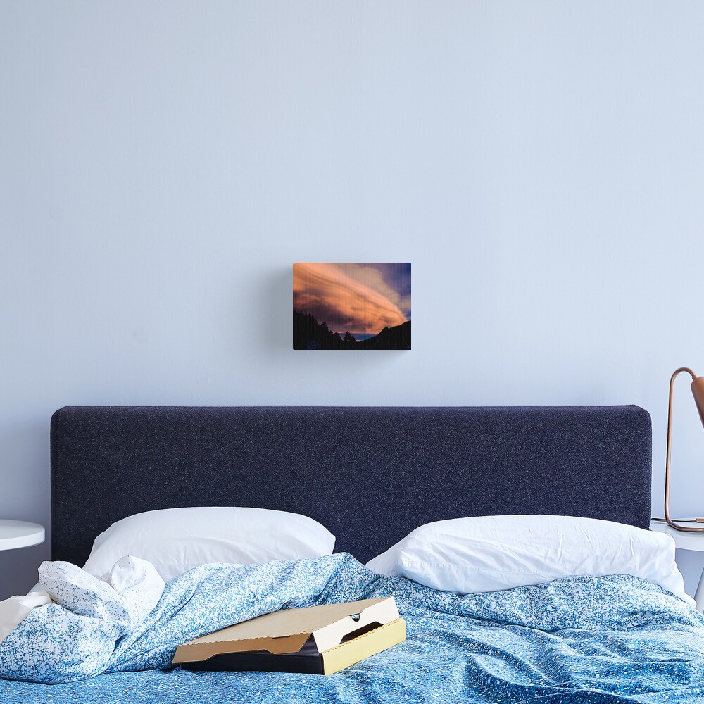 Flight of The Sunset Clouds Canvas Print