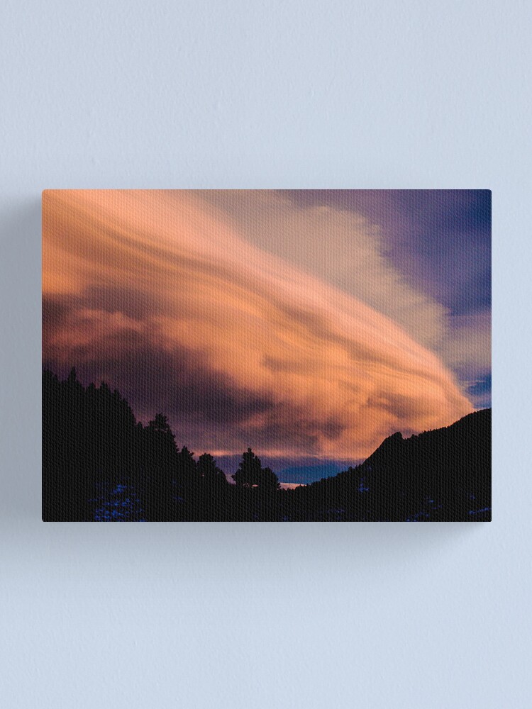 Alternate view of Flight of The Sunset Clouds Canvas Print