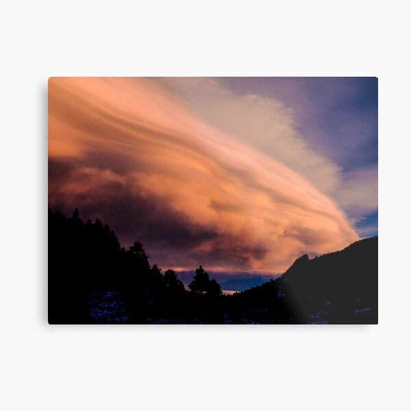 Flight of The Sunset Clouds Metal Print
