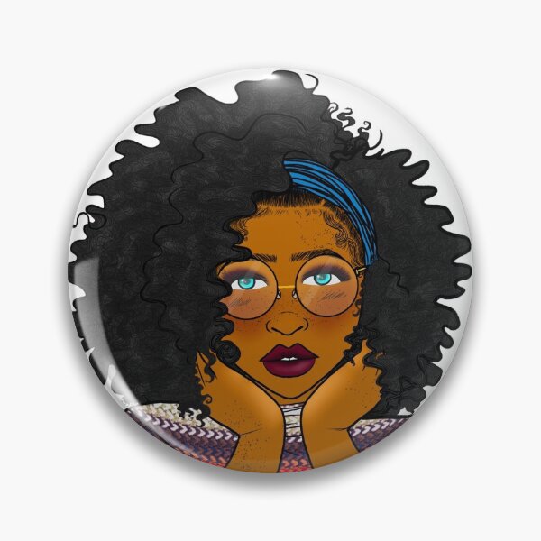 Item preview, Afro Chick designed and sold by AlexandrasArt.