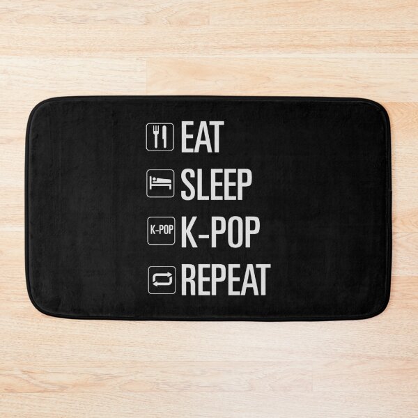 Item preview, eat, sleep, k pop, repeat designed and sold by Sofiyaq046.