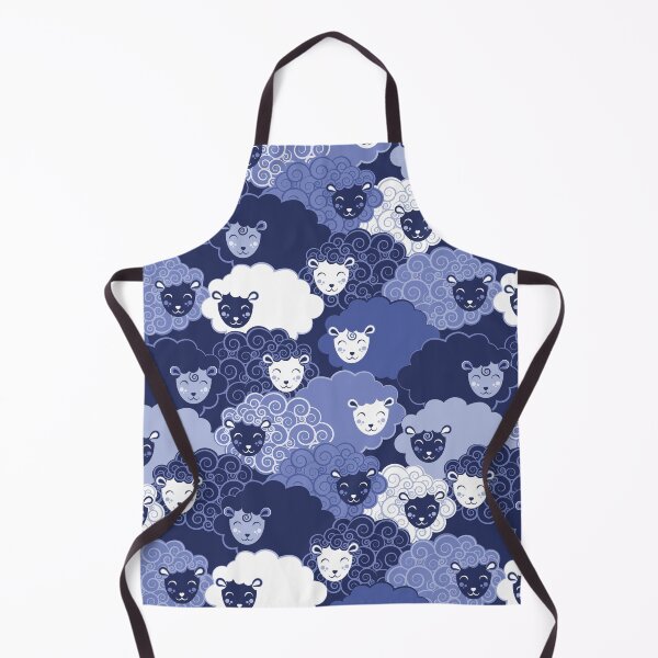 Item preview, Sweet dreams zzz // monochromatic blue sheep designed and sold by SelmaCardoso.