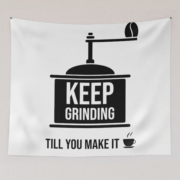 Item preview, Keep grinding / Coffee design designed and sold by Giacob.