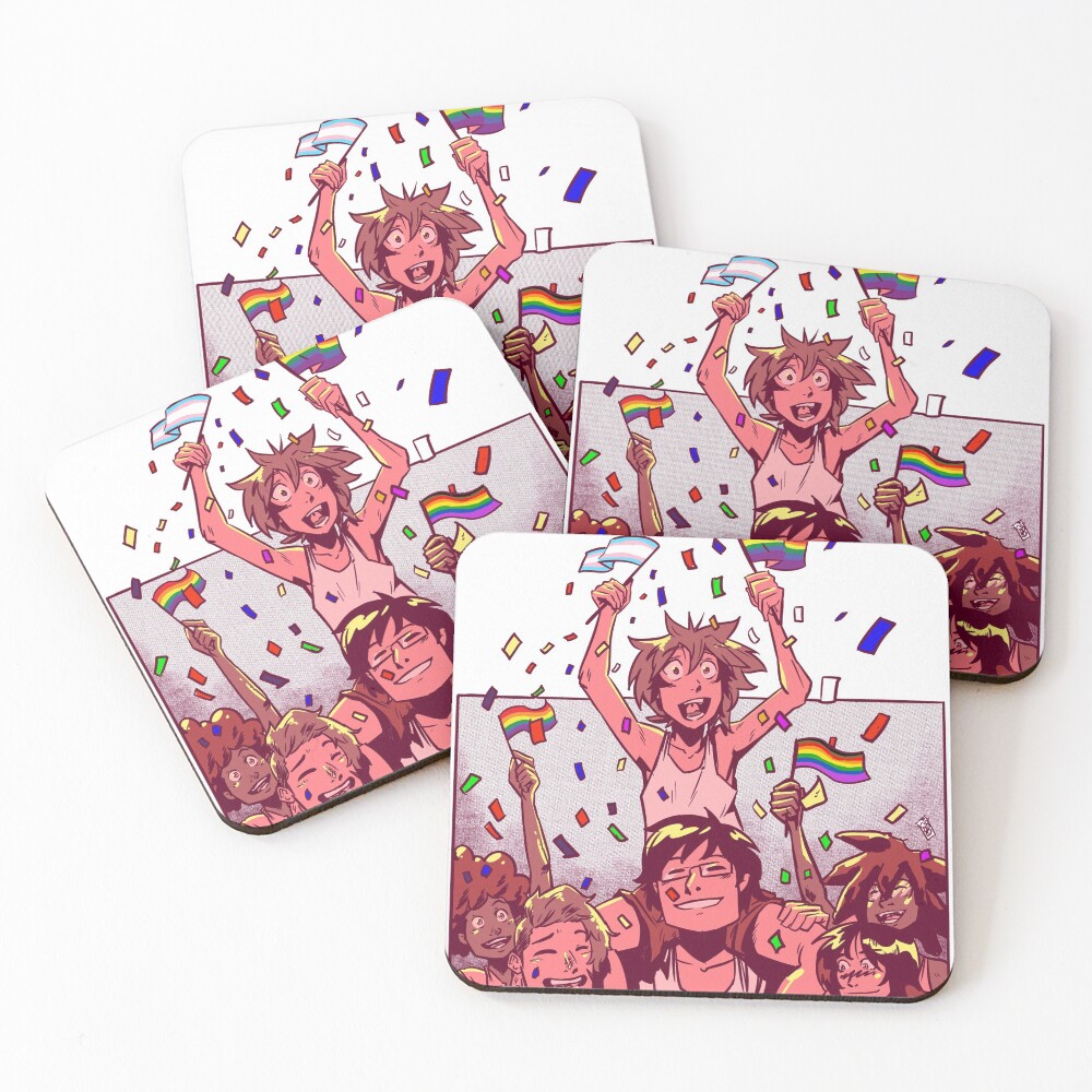 Item preview, Coasters (Set of 4) designed and sold by coolmonkeyd.