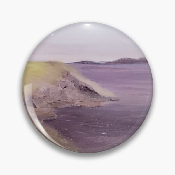 Item preview, Lilac lake oil painting by Tabitha Kremesec designed and sold by Tabitha Kremesec.