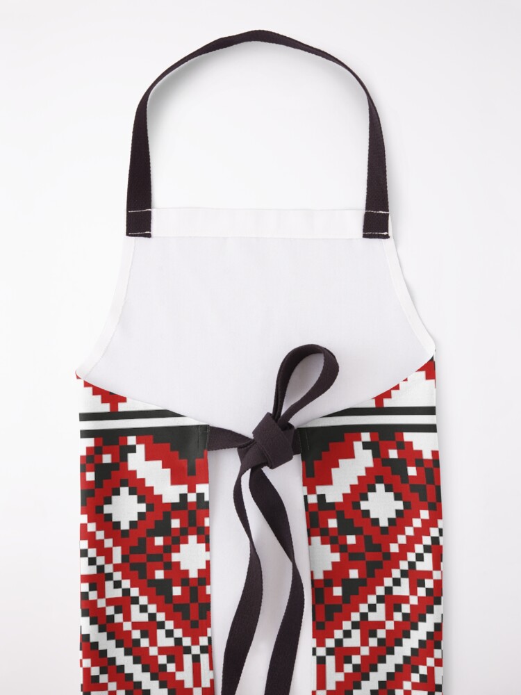Alternate view of #Ukrainian #Embroidery, #CrossStitch, #Pattern Apron