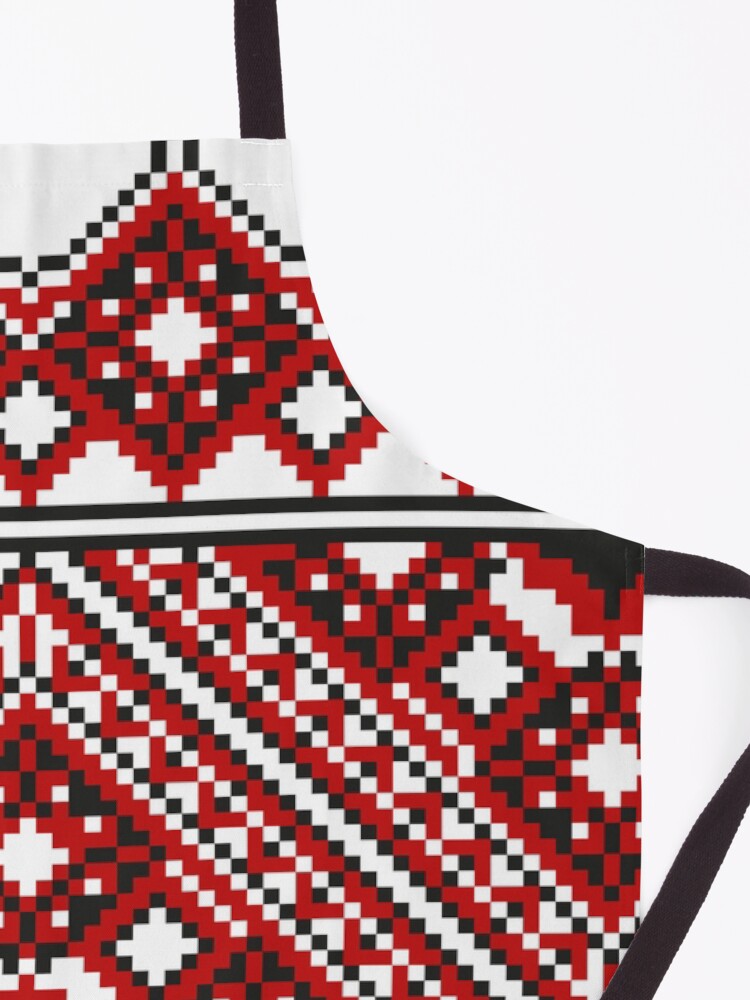 Alternate view of #Ukrainian #Embroidery, #CrossStitch, #Pattern Apron