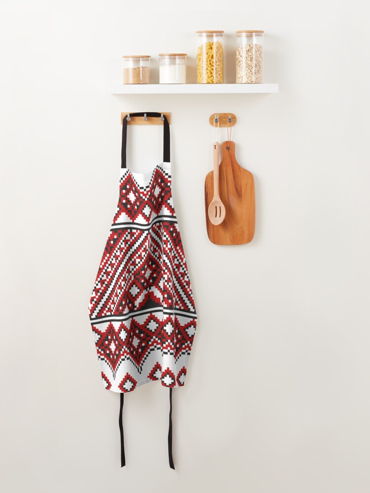 Alternate view of #Ukrainian #Embroidery, #CrossStitch, #Pattern Apron