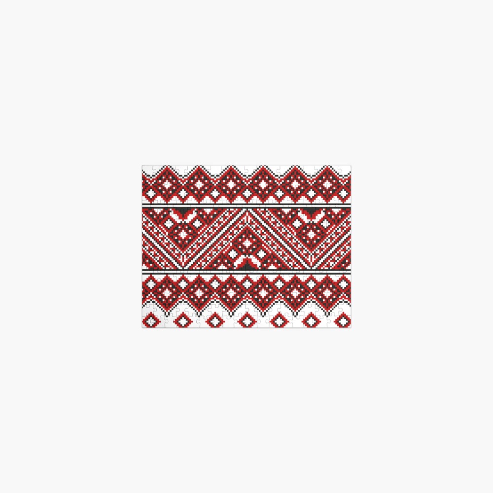 #Ukrainian #Embroidery, #CrossStitch, #Pattern Jigsaw Puzzle