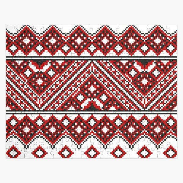 #Ukrainian #Embroidery, #CrossStitch, #Pattern Jigsaw Puzzle