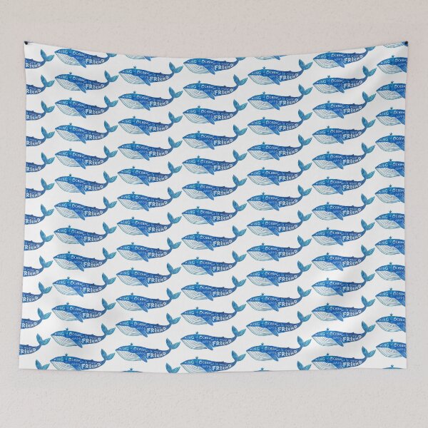 Item preview, Blue whale - King of ocean designed and sold by 1enchik.