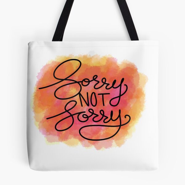 Item preview, Sorry Not Sorry Cursive Watercolor designed and sold by emt-art.