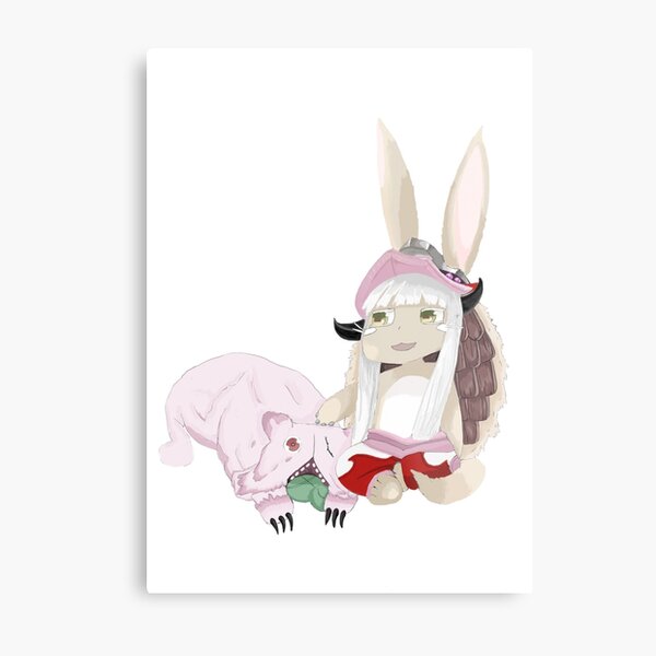 Nanachi & Mitty Metal Print