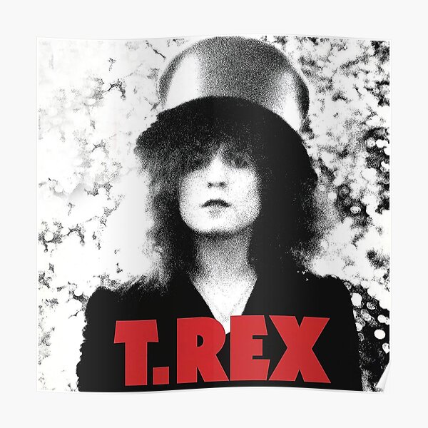 T rex Band Poster