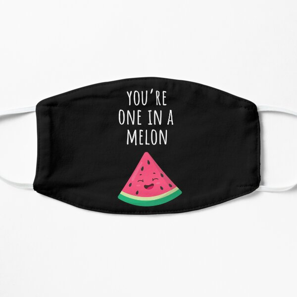 Copy of You're one in a melon - watermelon day Flat Mask