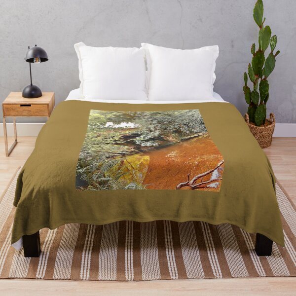 Item preview, Bridge Trees River Warm Grey Sky Photography designed and sold by IBMClothing.