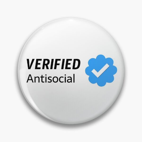 Item preview, Antisocial Verified ✓ designed and sold by misterpillows.