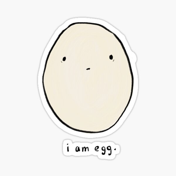 i am egg. Sticker