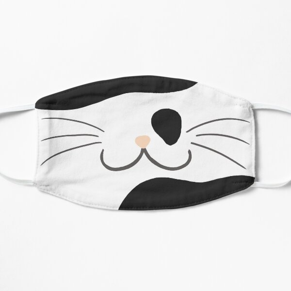 ein süßes Kätzchengrinsen und eine süße kleine boopable Nase Flache Maske
