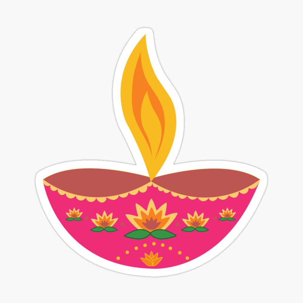 Diwali festival Oil lamp - diya Stock Vector by ©redshinestudio 169509842