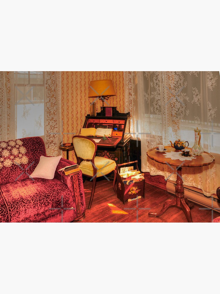 Thumbnail 7 of 7, Framed Art Print, Vintage Living Room designed and sold by MaluC.