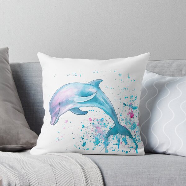 Dolphin Throw Pillow