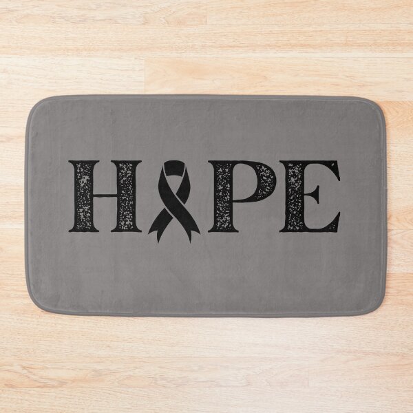 Item preview, Hope Text Black Awareness Ribbon Design designed and sold by Gramsta.