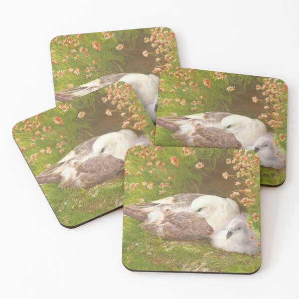 Item preview, Northern Fulmar (Mallie) Highly Detailed Coloured Pencil Fine Art designed and sold by norttoonart.